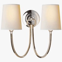 Applique murale en laiton avec abat-jour ajustable | Marco Lucetti