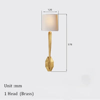 Applique murale en laiton moderne pour un éclairage intérieur tendance | Marco Lucetti 1 tête en laiton