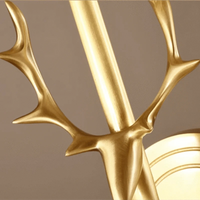 Applique murale en laiton tête de cerf - Collection Nordwood | Marco Lucetti