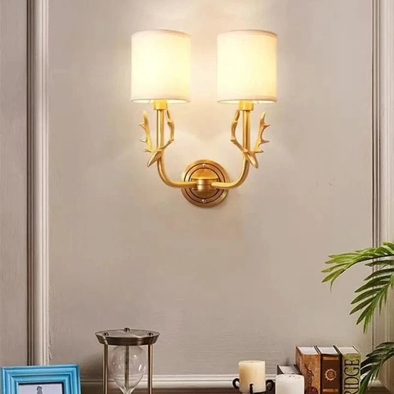 Applique murale en laiton tête de cerf - Collection Nordwood | Marco Lucetti