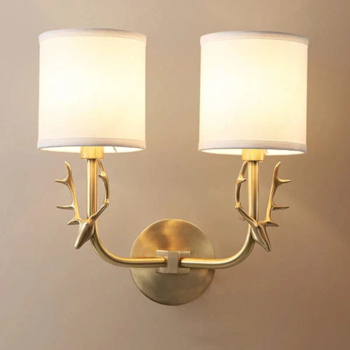 Applique murale en laiton tête de cerf - Collection Nordwood | Marco Lucetti