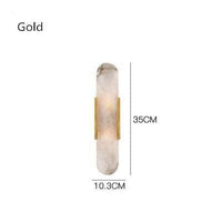 Applique murale en marbre arrondi style Shining LED | Marco Lucetti