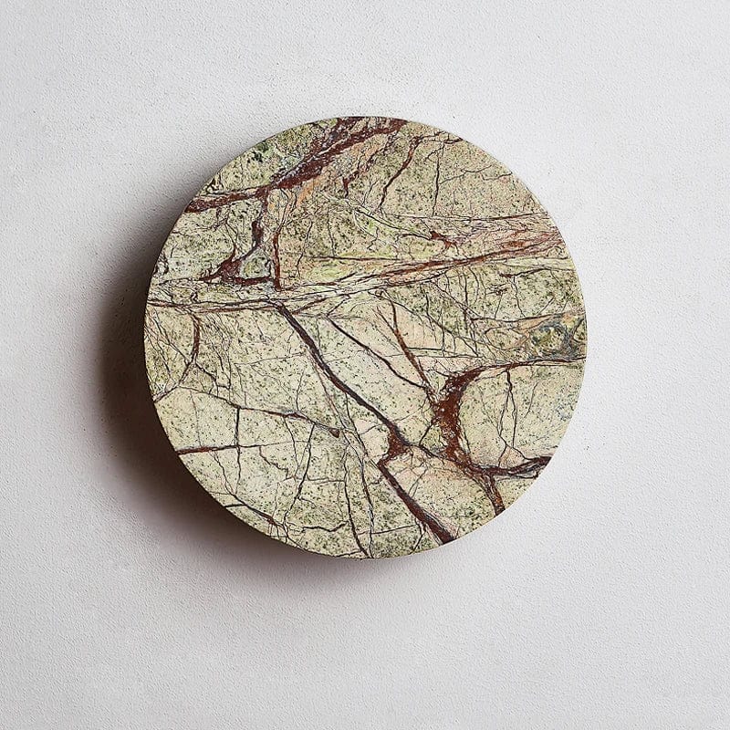 Applique murale en marbre circulaire Wabi Sabi de Luxe pour l’atmosphère artistique des hôtels de Villa | Marco Lucetti
