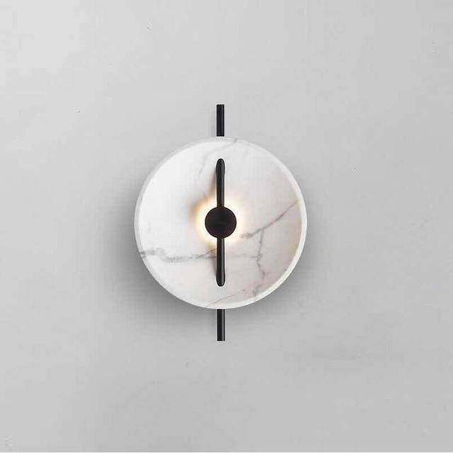 Applique murale en marbre concave à LED Tripot | Marco Lucetti