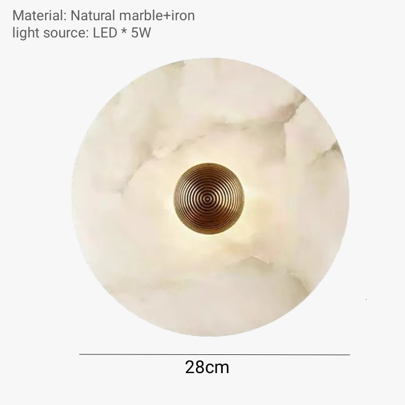 Appliques murales en marbre naturel pour sublimer votre salon