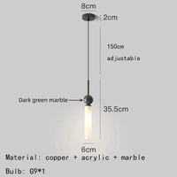 Applique murale en marbre naturel Boule Deluxe | Marco Lucetti Style C-Noir / Blanc froid (5 500-7 000 K).