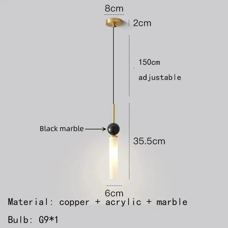 Applique murale en marbre naturel Boule Deluxe | Marco Lucetti Style C-Or / Blanc froid (5 500-7 000 K).