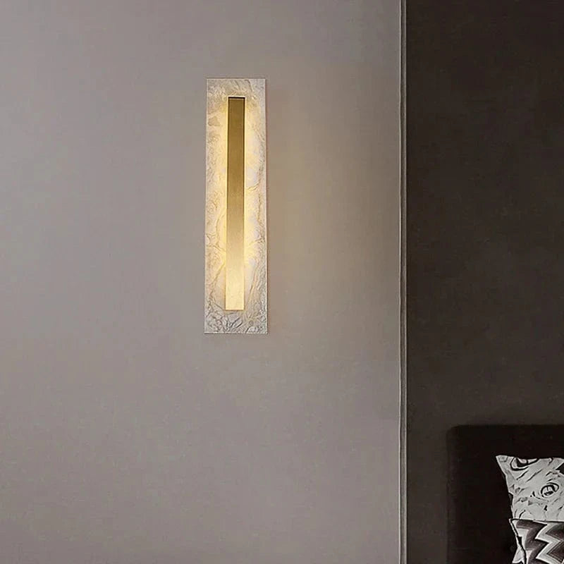 Applique murale en marbre ovale et carré - Collection Luxe Naturelle | Marco Lucetti