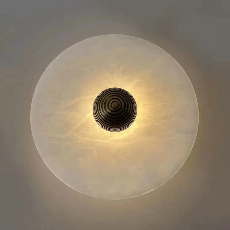 Applique murale en marbre rond | Marco Lucetti