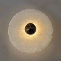 Applique murale en marbre rond | Marco Lucetti