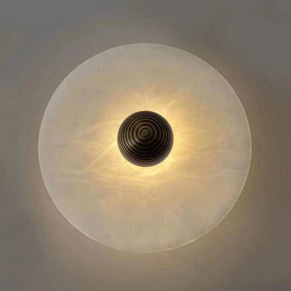 Applique murale en marbre rond | Marco Lucetti