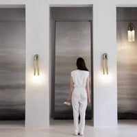 Applique murale en métal et tissu acrylique design moderne | Marco Lucetti