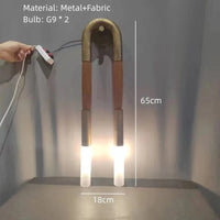 Applique murale en métal et tissu acrylique design moderne | Marco Lucetti Or / 4000k