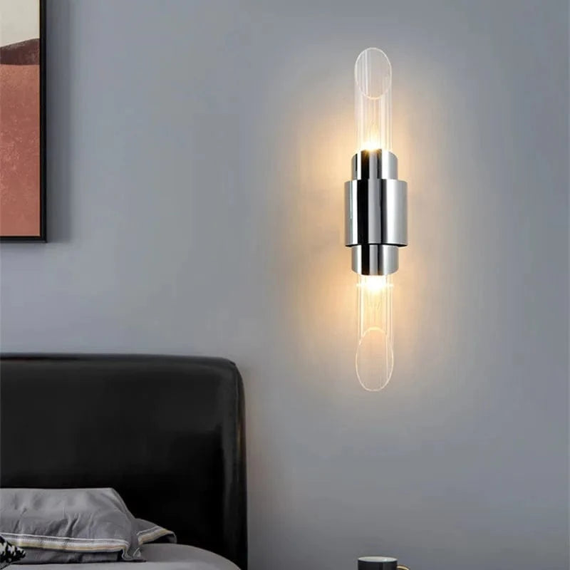 Applique murale en or chromé de style contemporain | Marco Lucetti