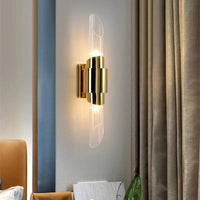 Applique murale en or chromé de style contemporain | Marco Lucetti