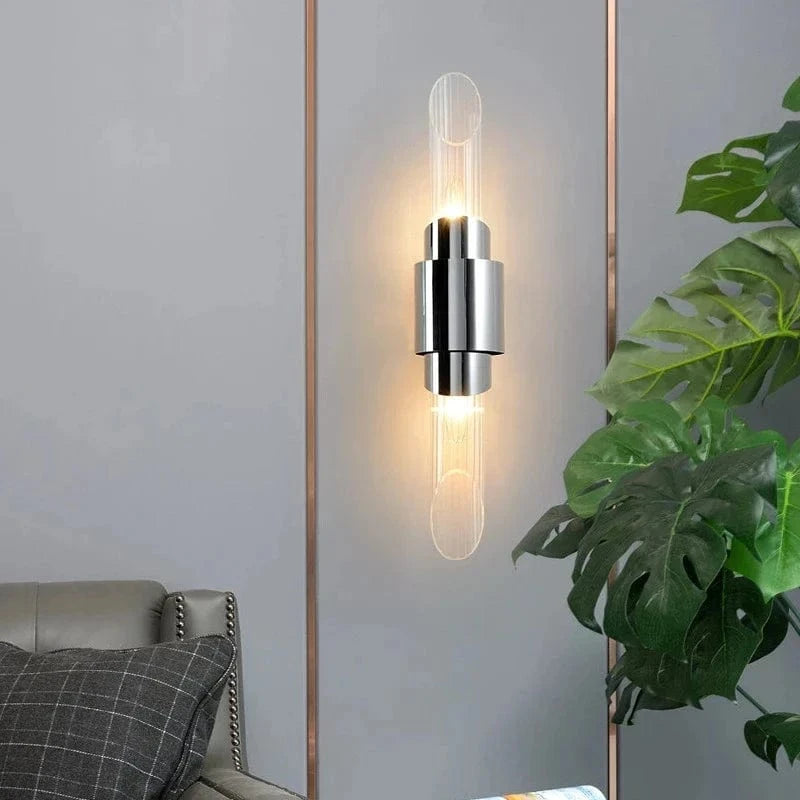 Applique murale en or chromé de style contemporain | Marco Lucetti