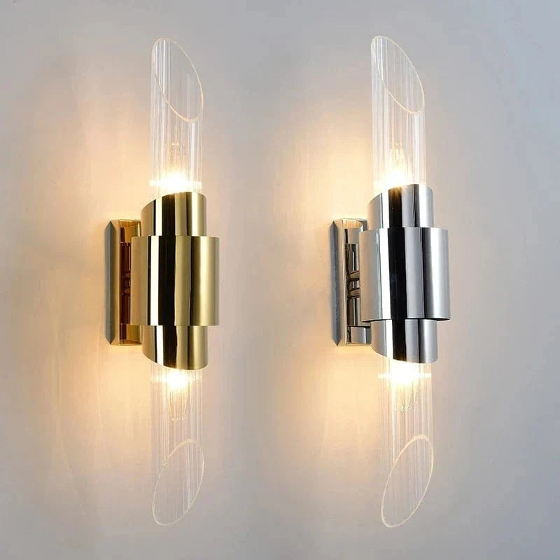 Applique murale en or chromé de style contemporain | Marco Lucetti