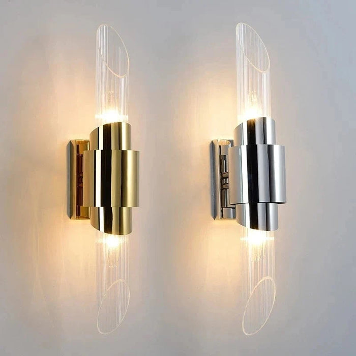 Applique murale en or chromé de style contemporain | Marco Lucetti