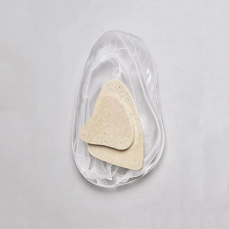 Applique murale en pierre de verre scandinave créative. | Marco Lucetti