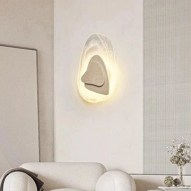 Applique murale en pierre de verre scandinave créative. | Marco Lucetti