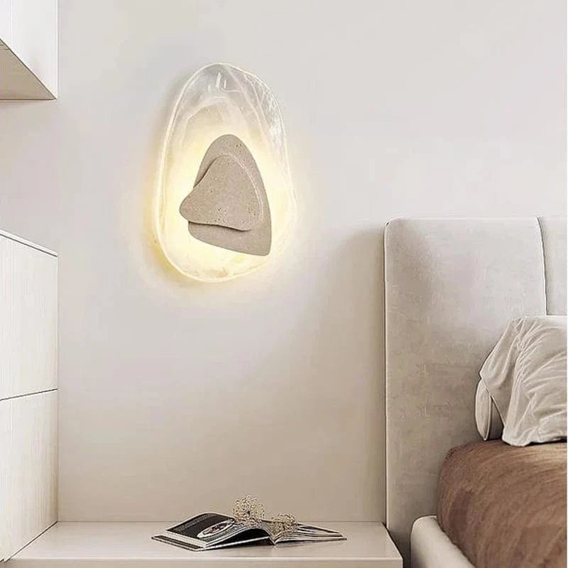 Applique murale en pierre de verre scandinave créative. | Marco Lucetti