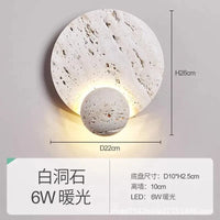 Applique murale en pierre naturelle LED pour une décoration moderne et élégante | Marco Lucetti