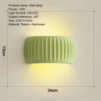 Applique murale en résine design | Marco Lucetti Vert / Blanc chaud (2700-3500K)