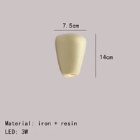 Applique murale en résine - Mini éclairage d'ambiance 3000K | Marco Lucetti Beige / Blanc chaud (2700-3500K)