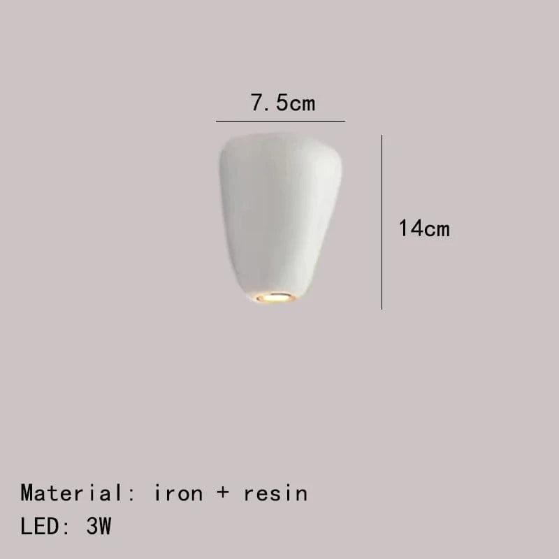 Applique murale en résine - Mini éclairage d'ambiance 3000K | Marco Lucetti Blanc / Blanc chaud (2700-3500K)