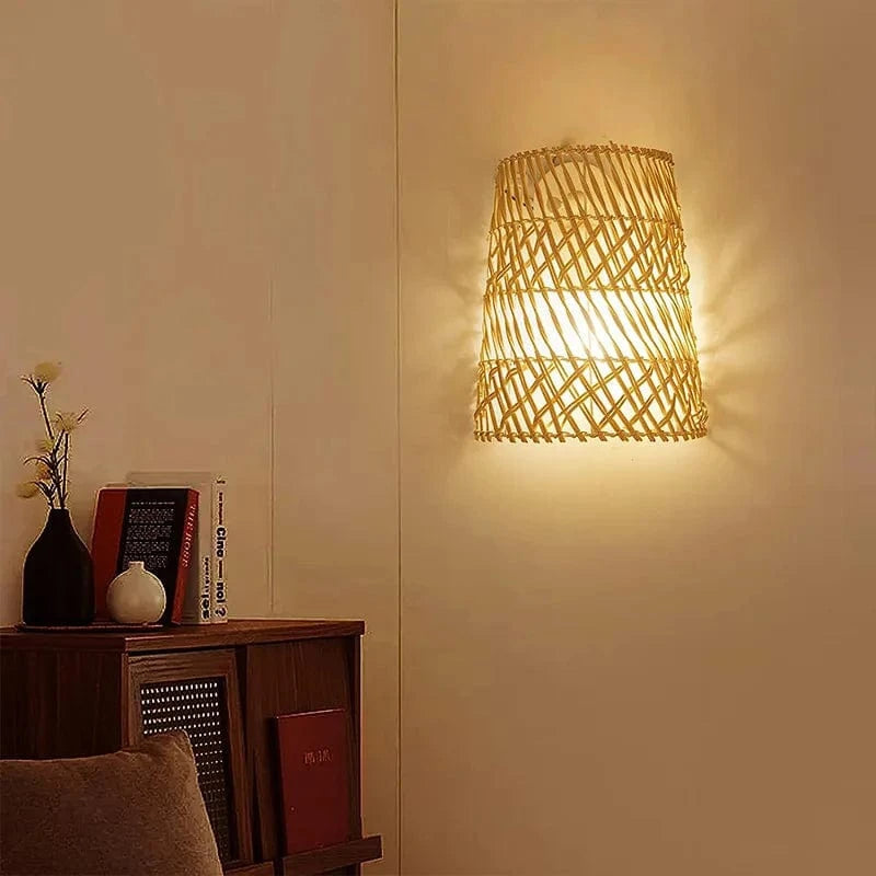Applique murale en rotin de Style chinois - Collection Exotique | Marco Lucetti