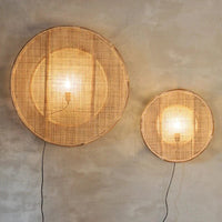 Applique murale en rotin et bois de bambou japonais - Collection ZenHouse | Marco Lucetti