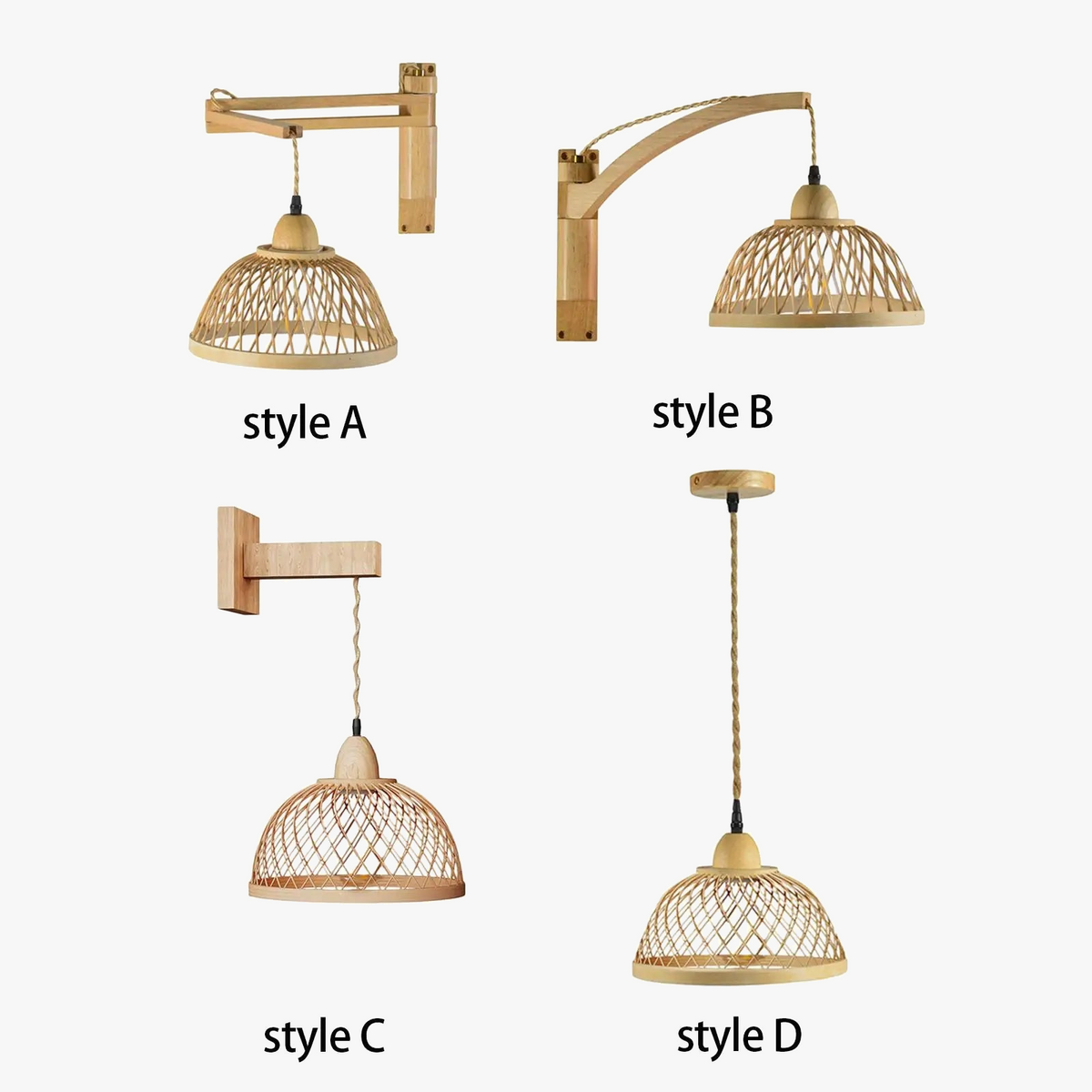 Applique murale en rotin luminaire Boho - Collection Loft & Bohème