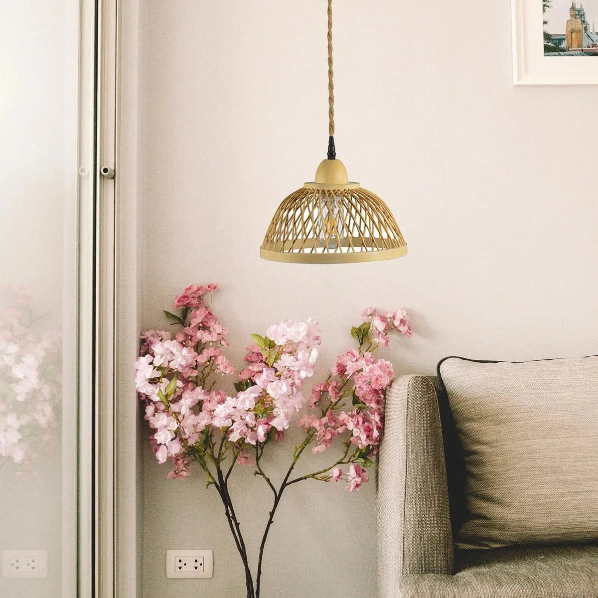 Applique murale en rotin luminaire Boho - Collection Loft & Bohème | Marco Lucetti