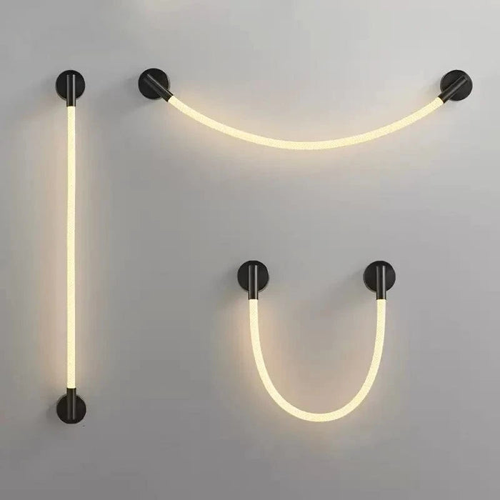 Applique murale en silicone et acier inoxydable  | Marco Lucetti