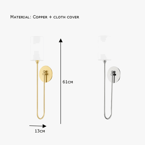 Applique murale en tissu américain de qualité | Marco Lucetti