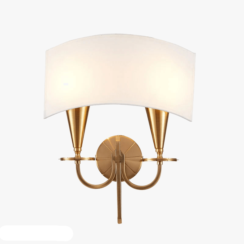 Applique murale en tissu style américain en cuivre | Marco Lucetti