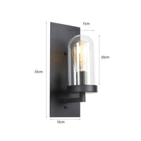 Applique murale en verre American Loft