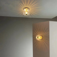 Applique murale en verre Bauhaus : effet murale signature | Marco Lucetti