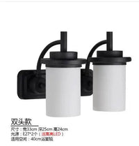 Applique murale en verre dépoli moderne - Style américain chinois | Marco Lucetti