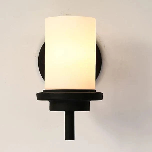 Applique murale en verre dépoli moderne - Style américain chinois | Marco Lucetti