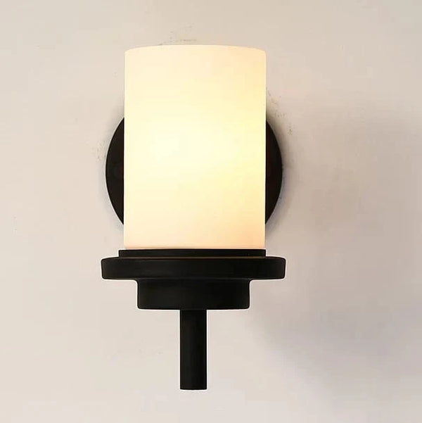 Applique murale en verre dépoli moderne - Style américain chinois | Marco Lucetti