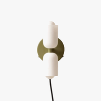 Applique murale en verre Double tête Facilement Installeable | Marco Lucetti