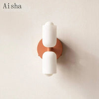 Applique murale en verre Double tête Facilement Installeable | Marco Lucetti