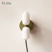 Applique murale en verre Double tête Facilement Installeable | Marco Lucetti