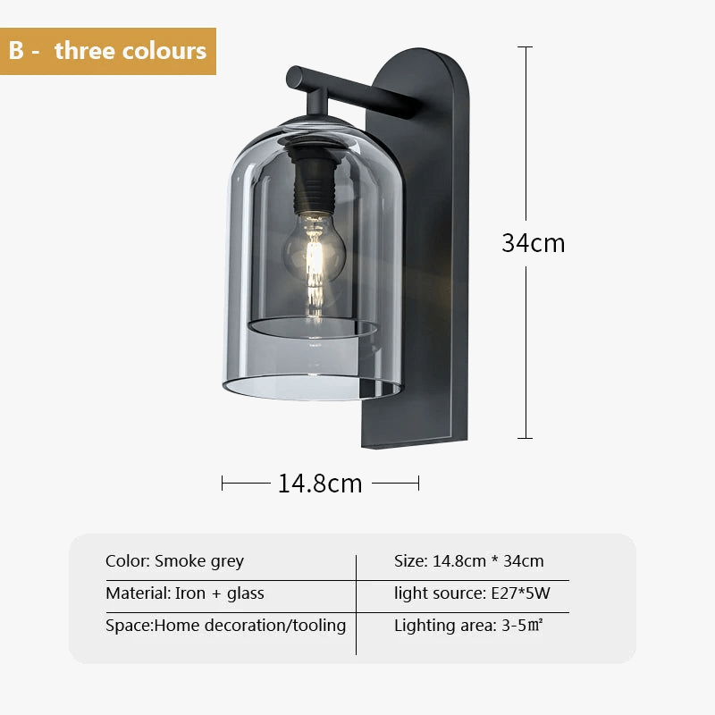 Applique murale en verre Double Texture Ins Girl Collection | Marco Lucetti