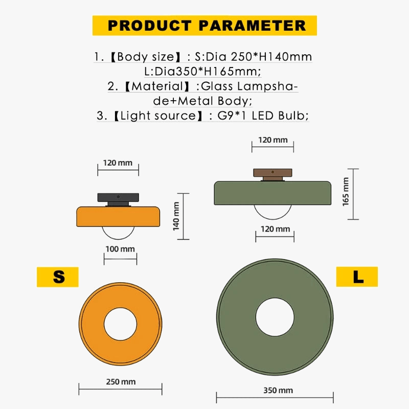 Applique murale en verre italien aux couleurs vives | Marco Lucetti
