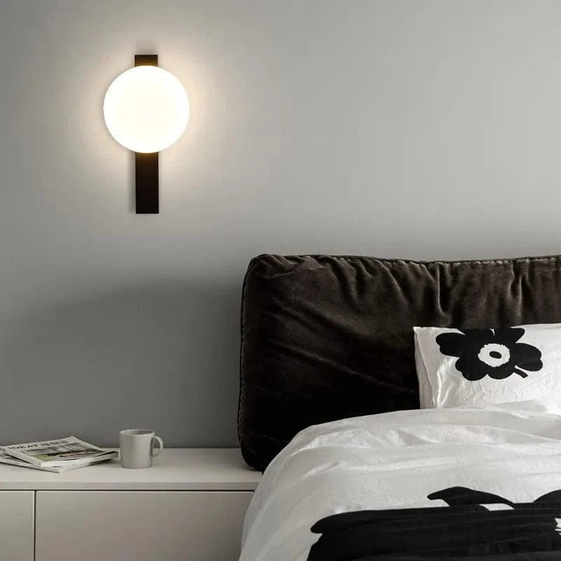 Applique murale en verre moderne noire pour un éclairage élégant | Marco Lucetti