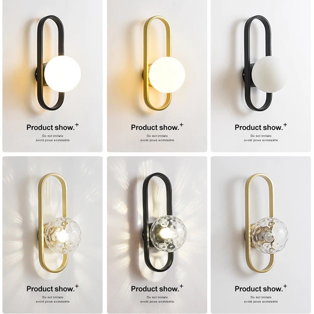 Applique murale en verre pour allée, design épuré | Marco Lucetti