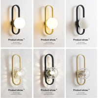 Applique murale en verre pour allée, design épuré | Marco Lucetti