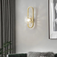 Applique murale en verre pour allée, design épuré | Marco Lucetti